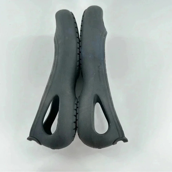 Crocs womens ballet flats size 5 black rubber balletcore - Picture 6 of 11